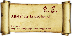 Ujházy Engelhard névjegykártya